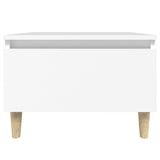 Tavolini Bianchi 2pz 50x46x35 cm in Legno truciolato