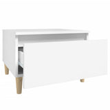 Tavolini Bianchi 2pz 50x46x35 cm in Legno truciolato