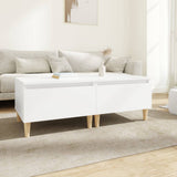 Tavolini Bianchi 2pz 50x46x35 cm in Legno truciolato