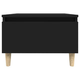 Tavolino Nero 50x46x35 cm in Legno truciolato