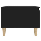 Tavolino Nero 50x46x35 cm in Legno truciolato