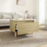 Tavolino Rovere Sonoma 50x46x35 cm in Legno truciolato