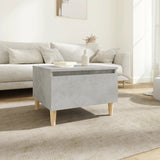Tavolino Grigio Cemento 50x46x35 cm in Legno truciolato