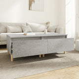 Tavolini 2pz Grigio Cemento 50x46x35 cm in Legno truciolato