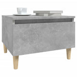 Tavolini 2pz Grigio Cemento 50x46x35 cm in Legno truciolato