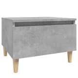 Tavolini 2pz Grigio Cemento 50x46x35 cm in Legno truciolato