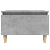 Tavolini 2pz Grigio Cemento 50x46x35 cm in Legno truciolato