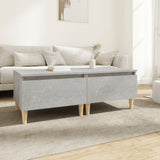 Tavolini 2pz Grigio Cemento 50x46x35 cm in Legno truciolato