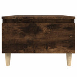 Tavolino da Salotto Rovere Fumo 50x46x35cm in Legno truciolato