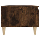 Tavolino da Salotto Rovere Fumo 50x46x35cm in Legno truciolato