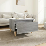 Tavolino Grigio Sonoma 50x46x35 cm in Legno truciolato