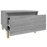 Tavolino Grigio Sonoma 50x46x35 cm in Legno truciolato