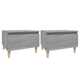 Tavolini 2pz Grigio Sonoma 50x46x35 cm in Legno truciolato