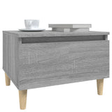 Tavolini 2pz Grigio Sonoma 50x46x35 cm in Legno truciolato