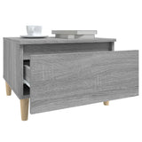 Tavolini 2pz Grigio Sonoma 50x46x35 cm in Legno truciolato