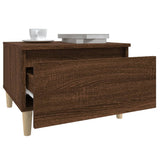 Tavolini 2pz Rovere Marrone 50x46x35cm in Legno truciolato