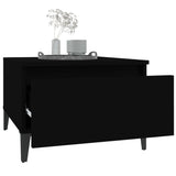 Tavolino Nero 50x46x35 cm in Legno truciolato