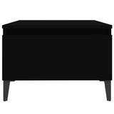 Tavolino Nero 50x46x35 cm in Legno truciolato