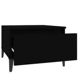 Tavolino Nero 50x46x35 cm in Legno truciolato