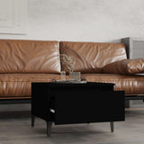 Tavolini 2pz Neri 50x46x35 cm in Legno truciolato