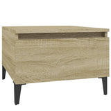Tavolini 2pz Rovere Sonoma 50x46x35 cm in Legno truciolato