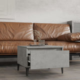 Tavolino Grigio Cemento 50x46x35 cm in Legno truciolato