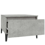 Tavolino Grigio Cemento 50x46x35 cm in Legno truciolato