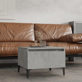Tavolino Grigio Cemento 50x46x35 cm in Legno truciolato