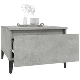 Tavolini 2pz Grigio Cemento 50x46x35 cm in Legno truciolato