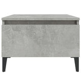 Tavolini 2pz Grigio Cemento 50x46x35 cm in Legno truciolato