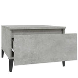 Tavolini 2pz Grigio Cemento 50x46x35 cm in Legno truciolato
