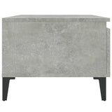 Tavolini 2pz Grigio Cemento 50x46x35 cm in Legno truciolato