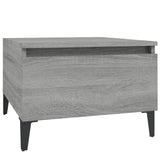 Tavolino Grigio Sonoma 50x46x35 cm in Legno truciolato