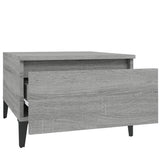 Tavolino Grigio Sonoma 50x46x35 cm in Legno truciolato