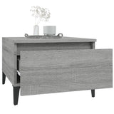 Tavolini 2pz Grigio Sonoma 50x46x35 cm in Legno truciolato