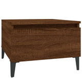Tavolino da Salotto Rovere Marrone 50x46x35cm Legno truciolato