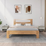 Comodini 2 pz Grigio Cemento 50x46x50 cm in Legno truciolato