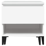 Tavolini 2 pz Bianchi 50x46x50 cm in Legno truciolato