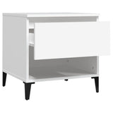 Tavolini 2 pz Bianchi 50x46x50 cm in Legno truciolato