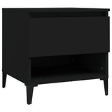 Tavolini 2 pz Neri 50x46x50 cm in Legno truciolato