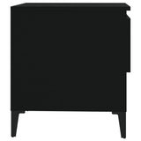Tavolini 2 pz Neri 50x46x50 cm in Legno truciolato