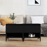 Tavolini 2 pz Neri 50x46x50 cm in Legno truciolato