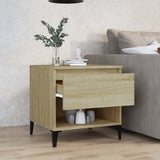 Tavolino Rovere Sonoma 50x46x50 cm in Legno truciolato