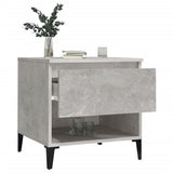 Tavolini 2pz Grigio Cemento 50x46x50 cm in Legno truciolato