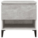 Tavolini 2pz Grigio Cemento 50x46x50 cm in Legno truciolato