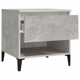 Tavolini 2pz Grigio Cemento 50x46x50 cm in Legno truciolato