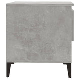Tavolini 2pz Grigio Cemento 50x46x50 cm in Legno truciolato