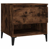 Tavolino da Salotto Rovere Fumo 50x46x50cm in Legno truciolato