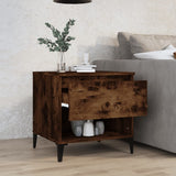 Tavolino da Salotto Rovere Fumo 50x46x50cm in Legno truciolato