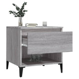 Tavolino Grigio Sonoma 50x46x50 cm in Legno truciolato